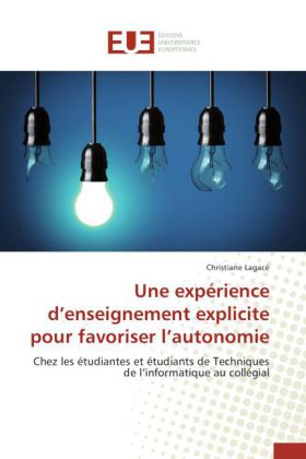 Une expérience d enseignement explicite pour favoriser l autonomie
