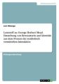 Lernstoff zu: George Herbert Mead. Entstehung von Bewusstsein und Identität aus dem Prozess der symbolisch vermittelten Interaktion