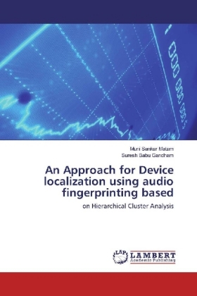 An Approach for Device localization using audio fingerprinting based