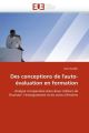 Des conceptions de l'auto-évaluation en formation