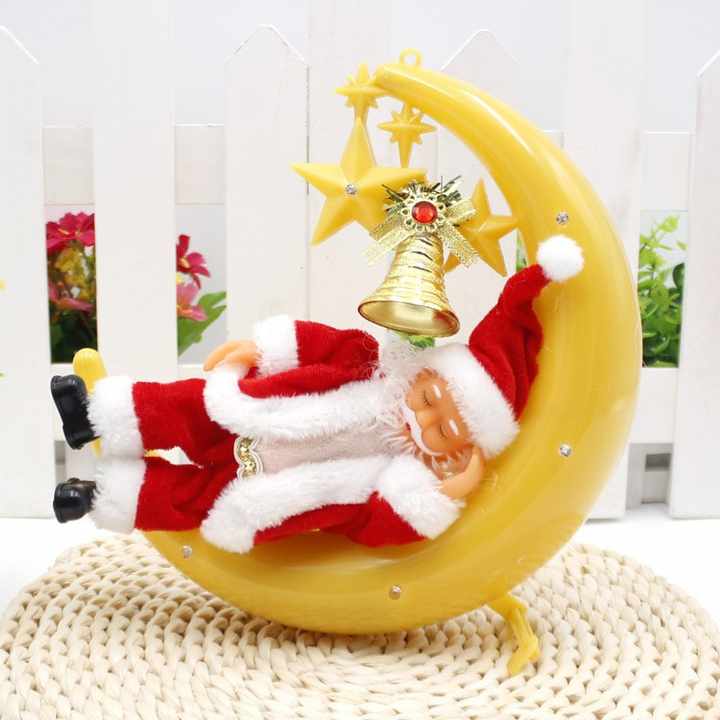 Schlafender Weihnachtsmann – Mit Musik, Licht & Schnarch-Effekt