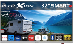 LED-Smart TV 32 Zoll (81 cm) inkl. DVD-Player silber