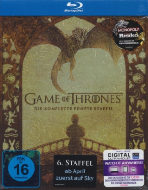 Game of Thrones, 4 Blu-rays + Digital UV. Staffel.5