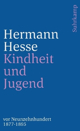 Kindheit und Jugend vor Neunzehnhundert, 1877-1895