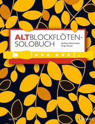 Altblockflöten-Solobuch