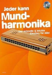 Jeder kann Mundharmonika, m. Audio-CD