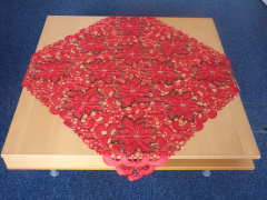 Weihnachtsplatzdeckchen mit Blumenmuster 35*35 cm