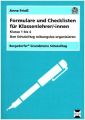 Formulare und Checklisten für Klassenlehrer/-innen, m. CD-ROM