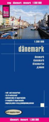 World Mapping Project Reise Know-How Landkarte Dänemark (1:300.000). Denmark / Danemark / Dinamarca