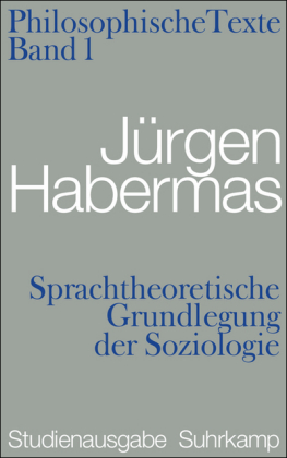 Sprachtheoretische Grundlegung der Soziologie