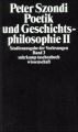 Poetik und Geschichtsphilosophie. Tl.2