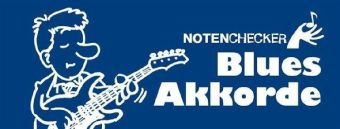 Notenchecker Blues-Akkorde für Gitarre, Mini-Fächer