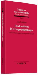 Druckausübung in Vertragsverhandlungen