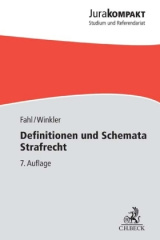 Definitionen und Schemata Strafrecht