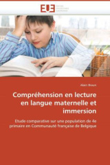Compréhension en lecture en langue maternelle et immersion