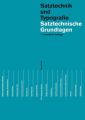 Satztechnische Grundlagen