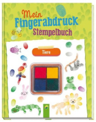 Mein Fingerabdruck-Stempelbuch Tiere