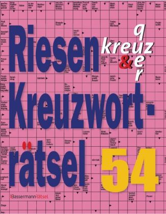 Riesen-Kreuzworträtsel