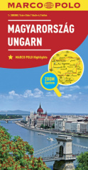 MARCO POLO Karte Länderkarte Ungarn 1:300 000