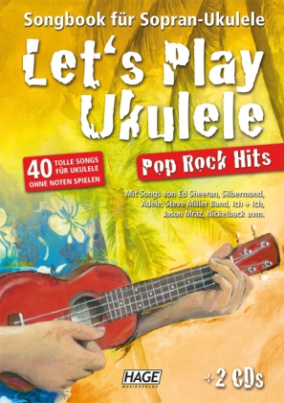 Let's Play Ukulele Pop Rock Hits, m. 2 Audio-CDs