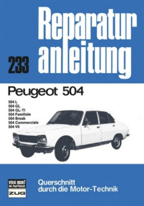 Peugeot 504, 504 L, 504 GL, 504 GL-TI, 504 Familiale, 504 Break, 504 Commerciale, 504 V6