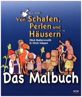 Von Schafen, Perlen und Häusern - Das Malbuch