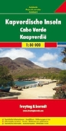 Freytag & Berndt Autokarte Kapverdische Inseln. Cabo Verde; Kaapverdie. Cape Verde Islands