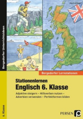 Stationenlernen Englisch, 6. Klasse, m. Audio-CD