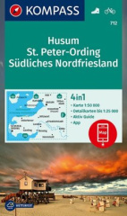 KOMPASS Wanderkarte Husum, St. Peter-Ording, Südliches Nordfriesland