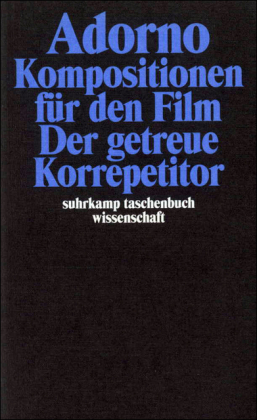 Kompositionen für den Film. Der getreue Korrepetitor