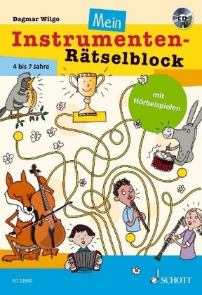 Mein Instrumenten-Rätselblock, m. CD-ROM