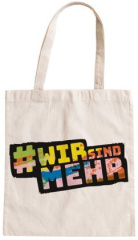 Wir sind mehr - Baumwolltasche