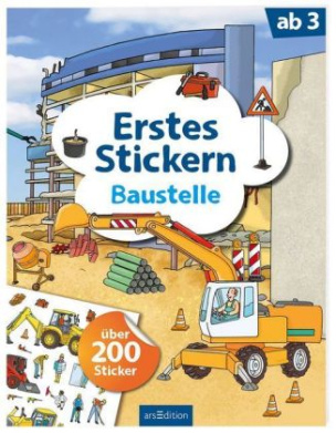 Erstes Stickern Baustelle