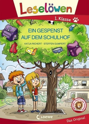 Leselöwen 1. Klasse - Ein Gespenst auf dem Schulhof, Großbuchstabenausgabe