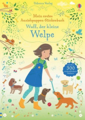 Mein erstes Anziehpuppen-Stickerbuch: Wuff, der kleine Welpe