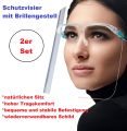 2er Set Schutzschild mit Brillengestell