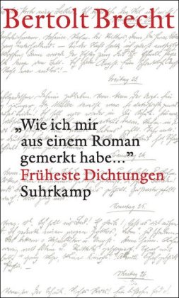 'Wie ich mir aus einem Roman gemerkt habe ...'