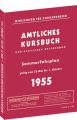 Kursbuch der Deutschen Reichsbahn - Sommerfahrplan 1955