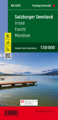 Salzburger Seenland - Irrsee - Fuschl - Mondsee, Wander + Radkarte 1:50.000