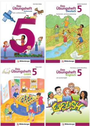 Sicher ins 6. Schuljahr - Sparpaket: Rechnen - Schreiben - Lesen - Grammatik - Englisch · Klasse 5, 4 Teile