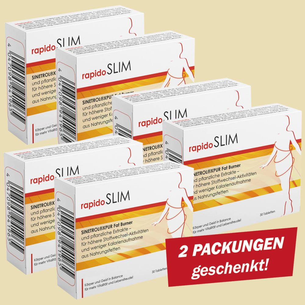 6er Set: rapidoSLIM (6 x 30 Tabletten)