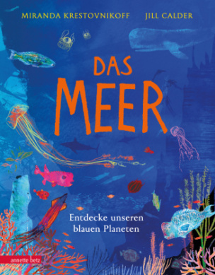 Das Meer - Wichtige Themen: Artenvielfalt und Naturschutz in einem extragroßen Buch mit Neonfarbe auf dem Cover