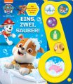 PAW Patrol - Eins, zwei, sauber! - Liederbuch mit Sound - Pappbilderbuch mit 6 Melodien und Geräuschen