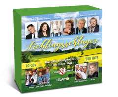 Lieblingsschlager - Die 200 erfolgreichsten Hits Ihrer Stars + Sommersterne EXKLUSIV mit 2 Bonustiteln + GRATIS Kette