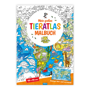 Trötsch Malbuch Mein großes Tieratlas Malbuch