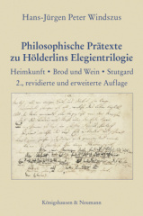 Philosophische Prätexte zu Hölderlins Elegientrilogie