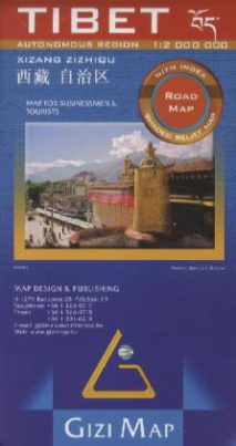 Gizi Map Tibet, Road Map