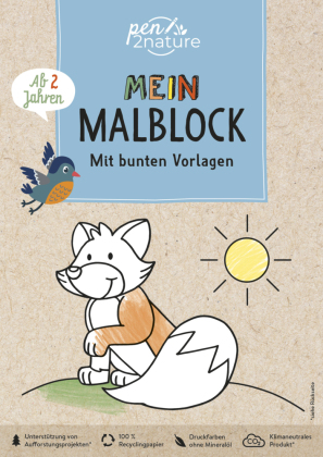 Mein Malblock. Mit bunten Vorlagen für Kinder ab 2 Jahren