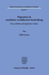 Migranten im nordrhein-westfälischen Strafvollzug.