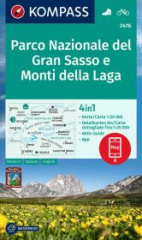 KOMPASS Wanderkarte 2476 Parco Nazionale del Gran Sasso e Monti della Laga 1:50.000